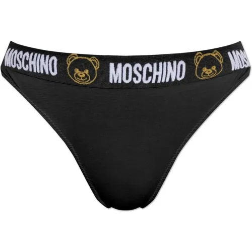 Logo-Slip , Damen, Größe: M - Moschino - Modalova