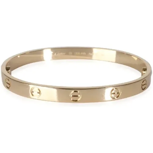 Pre-owned Gold bracelets , female, Sizes: ONE SIZE - Cartier Vintage - Modalova