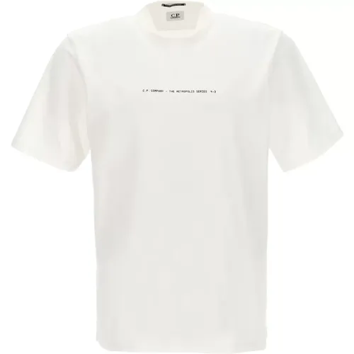 T-Shirts , male, Sizes: S - C.P. Company - Modalova