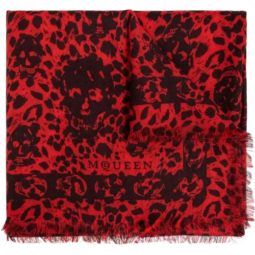 Stylish Scarfs Collection , female, Sizes: ONE SIZE - alexander mcqueen - Modalova