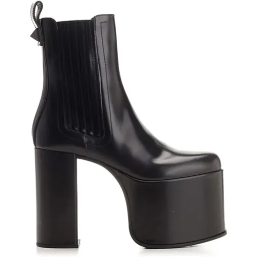 Heeled Boots , female, Sizes: 6 UK, 5 UK, 7 UK, 4 UK - Valentino Garavani - Modalova