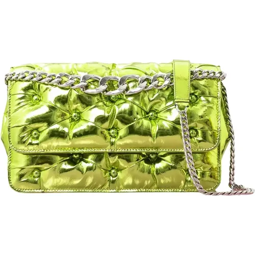 Grüne Metallic Carmen Big Handtasche - Benedetta Bruzziches - Modalova