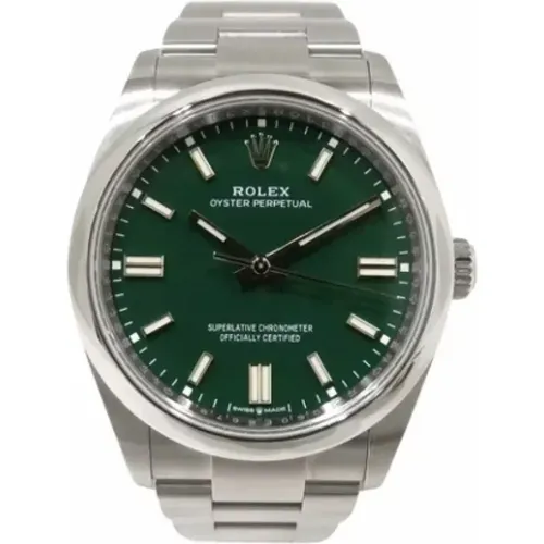 Pre-owned Stainless Steel watches , male, Sizes: ONE SIZE - Rolex Vintage - Modalova