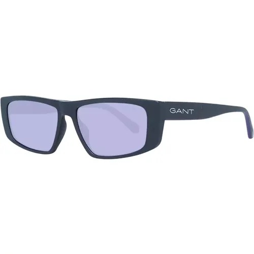 Schwarze Rechteckige Sonnenbrille , Herren, Größe: ONE Size - Gant - Modalova
