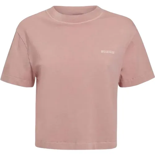 Breanna Crop Tee T-shirt , Damen, Größe: S - Guess - Modalova