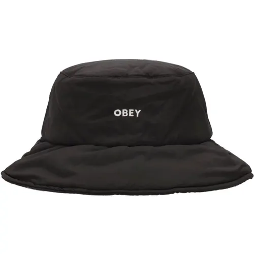 Insulated Bucket Hat , male, Sizes: ONE SIZE - Obey - Modalova