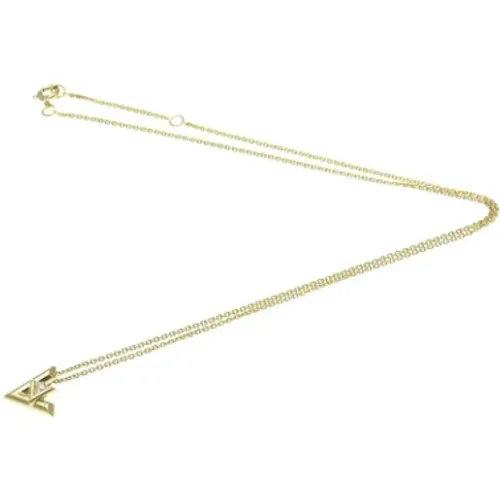 Pre-owned Gold necklaces , unisex, Sizes: ONE SIZE - Louis Vuitton Vintage - Modalova