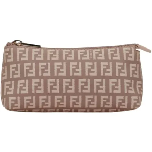 Pre-owned Canvas clutches , female, Sizes: ONE SIZE - Fendi Vintage - Modalova