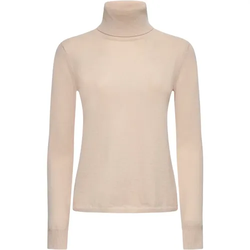 Wool Cashmere Turtleneck Sweater , female, Sizes: S, M - Max Mara Studio - Modalova