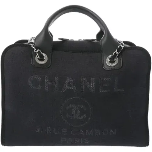 Pre-owned Canvas chanel-bags , female, Sizes: ONE SIZE - Chanel Vintage - Modalova