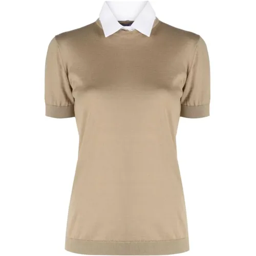 Short sleeve pullover , female, Sizes: L, XS, M, S - Ralph Lauren - Modalova