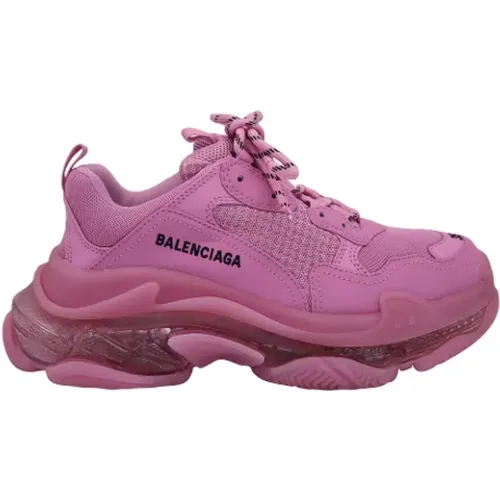 Pre-owned Polyester sneakers , female, Sizes: 6 UK - Balenciaga Vintage - Modalova