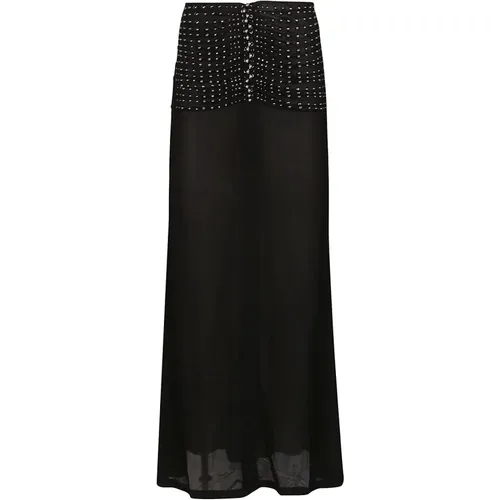 Long Skirt , female, Sizes: XS - Paco Rabanne - Modalova