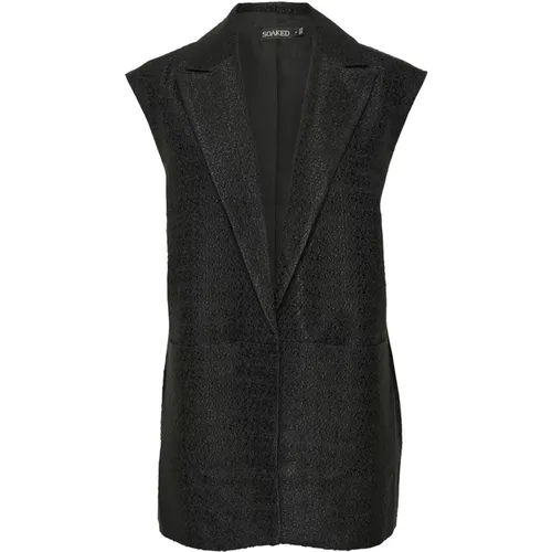 Loose-Fit Vest , female, Sizes: XS - Soaked in Luxury - Modalova