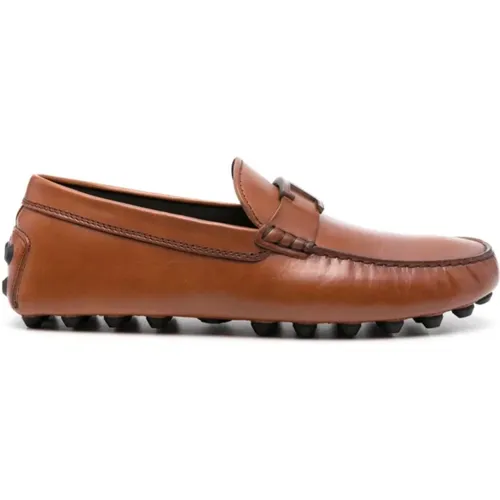 Moc Calf Brandy Leather Strap , male, Sizes: 10 1/2 UK, 6 UK, 6 1/2 UK, 9 1/2 UK - TOD'S - Modalova