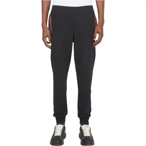 Logo-Tape Track Pants , Herren, Größe: XL - alexander mcqueen - Modalova