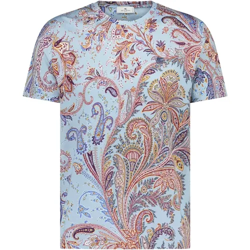 T-Shirt mit Paisley-Muster Etro - ETRO - Modalova