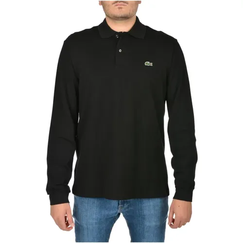 Long Sleeve Cotton Polo Shirt , male, Sizes: L, M, XL, 2XL - Lacoste - Modalova