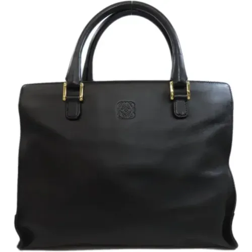 Pre-owned Leather totes , female, Sizes: ONE SIZE - Loewe Pre-owned - Modalova