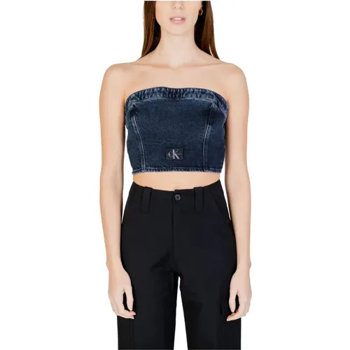 Sleeveless Tops , female, Sizes: M, S, XS - Calvin Klein Jeans - Modalova
