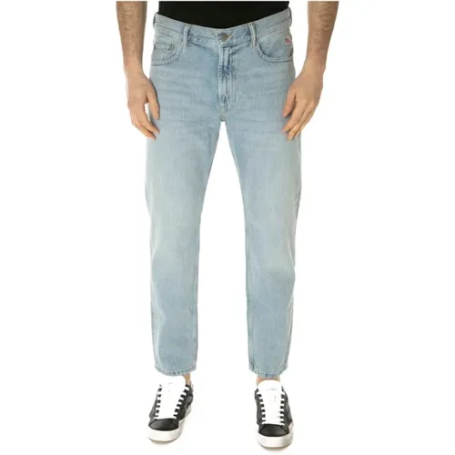 Carrot Fit Denim Jeans , Herren, Größe: W30 - Roy Roger's - Modalova