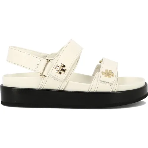 Kira Sport Sandals Leather Rubber , female, Sizes: 8 UK, 6 UK, 2 UK, 7 UK, 4 UK, 3 UK, 5 UK - TORY BURCH - Modalova