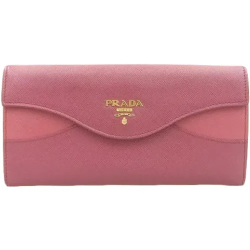 Pre-owned Leather wallets , female, Sizes: ONE SIZE - Prada Vintage - Modalova