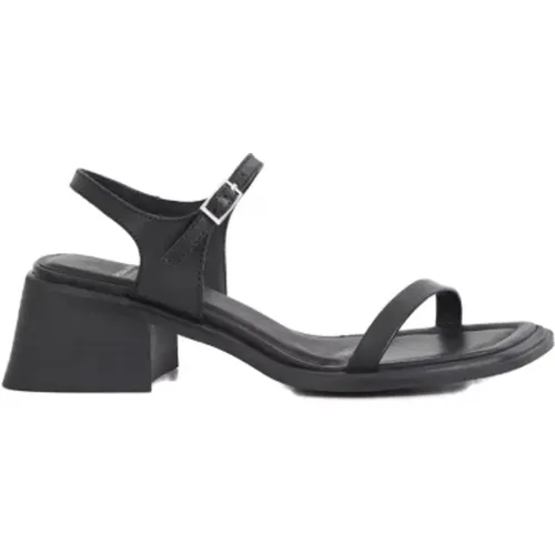 Moderne Mittelhoch Leder Sandalen - Schwarz , Damen, Größe: 37 EU - Vagabond Shoemakers - Modalova