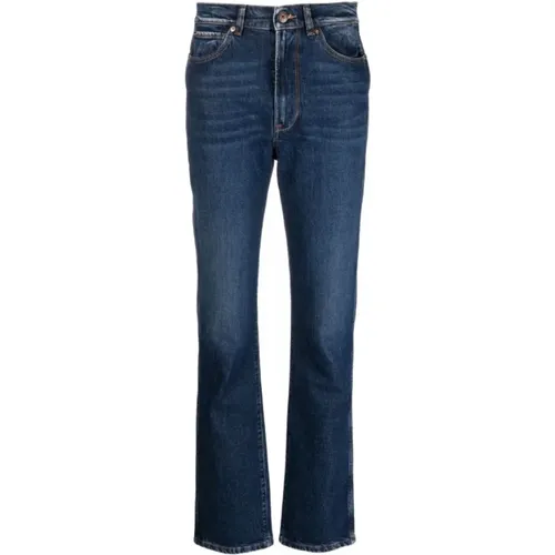 Indigo Blaue Flared Jeans , Damen, Größe: W28 - 3X1 - Modalova