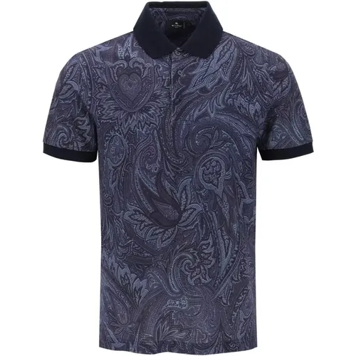 Stylish Paisley Print Polo Shirt , male, Sizes: S - ETRO - Modalova