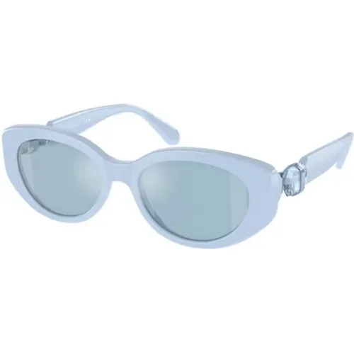 Mirrored Sunglasses , unisex, Sizes: 53 MM - Swarovski - Modalova