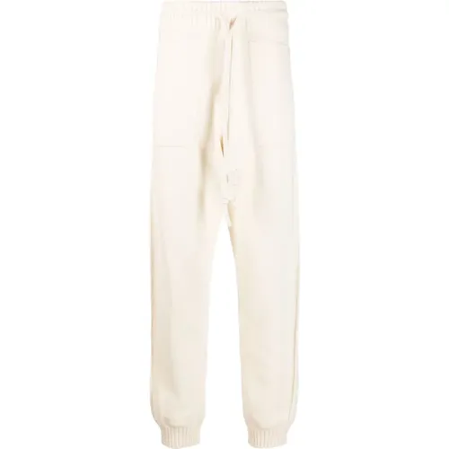 Trousers , male, Sizes: S, M - Off White - Modalova