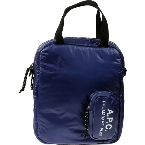 Padded Nylon Tote Backpack , male, Sizes: ONE SIZE - A.p.c. - Modalova
