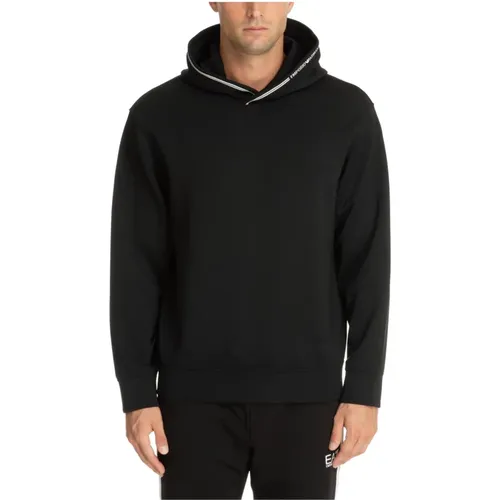 Einfacher Logo Hoodie , Herren, Größe: L - Emporio Armani - Modalova