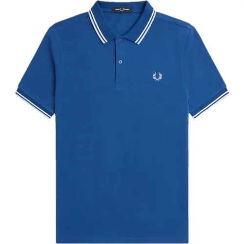 Slim Fit Twin Tipped Polo , Herren, Größe: M - Fred Perry - Modalova