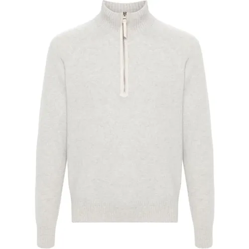 Luxuriöser Wolle-Kaschmir Half-Zip Pullover - Tom Ford - Modalova