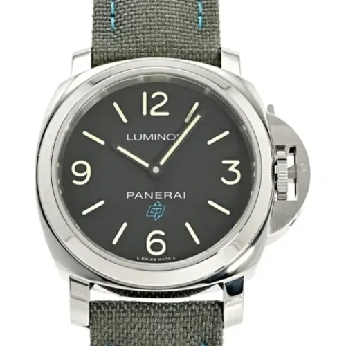 Pre-owned Stainless Steel watches , male, Sizes: ONE SIZE - Panerai Pre-owned - Modalova