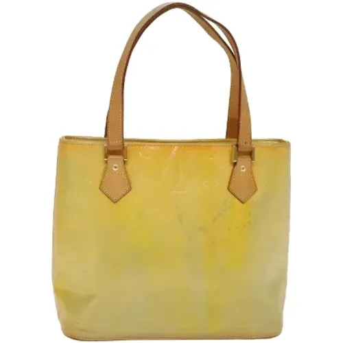 Pre-owned Lime Patent Leather Handbag , female, Sizes: ONE SIZE - Louis Vuitton Vintage - Modalova