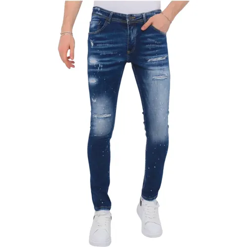 Slim-fit Jeans , male, Sizes: W34, W33, W29, W38, W31, W32, W36, W30 - Local Fanatic - Modalova