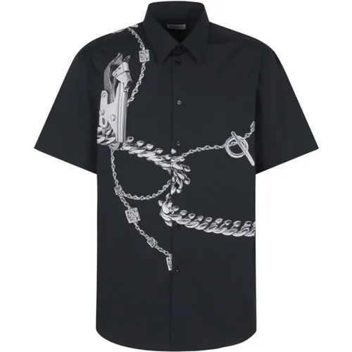 Casual Short Sleeve Shirt , male, Sizes: L, M - Burberry - Modalova