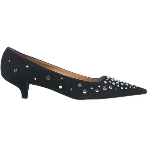 Schwarze Pumps Aw24 , Damen, Größe: 37 1/2 EU - Gender - Modalova