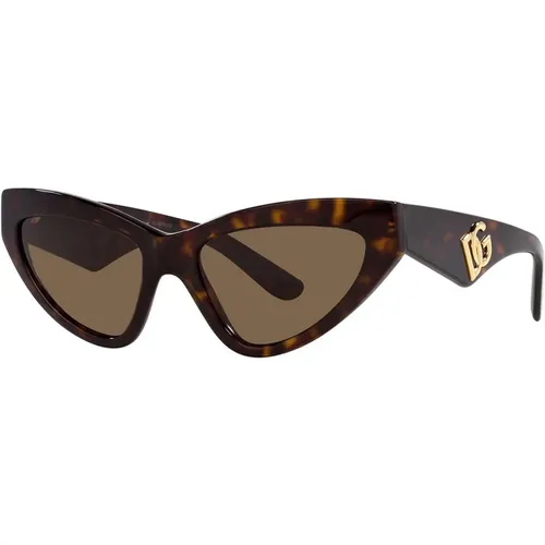 DG CrossedLarge Sunglasses , female, Sizes: 53 MM - Dolce & Gabbana - Modalova