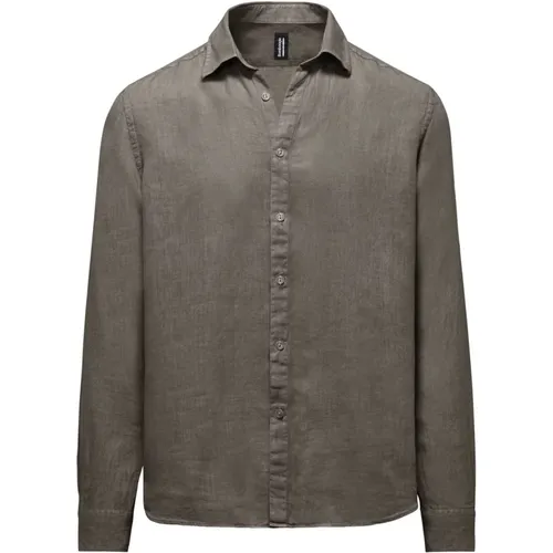 Linen Shirt Long-sleeved Fresh Essential , male, Sizes: L, 2XL, S, M - BomBoogie - Modalova