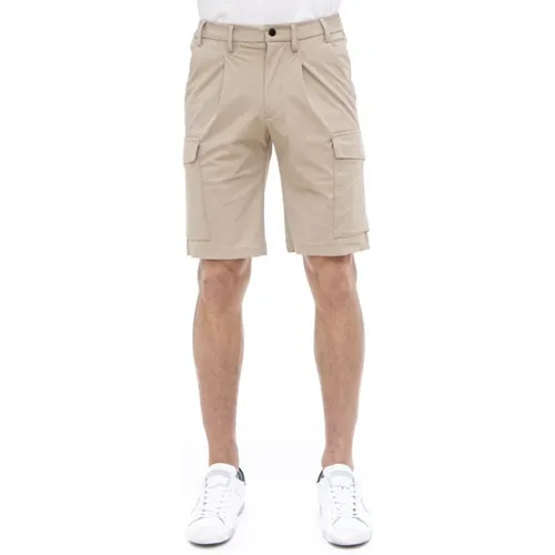 Technische Bermuda Cargo Shorts , Herren, Größe: S - People of Shibuya - Modalova