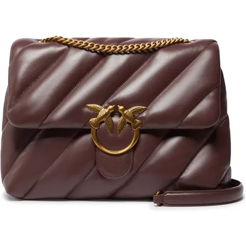 Love Bag Puff Leather , female, Sizes: ONE SIZE - pinko - Modalova