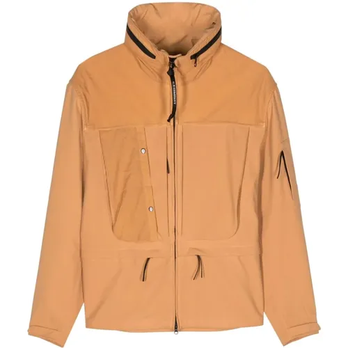 Hooded Jacket with Lens Detail , male, Sizes: XL, L, M - C.P. Company - Modalova