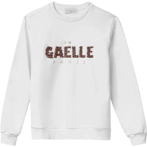 Weißes Baumwoll-Sweatshirt-Set Damen - Gaëlle Paris - Modalova