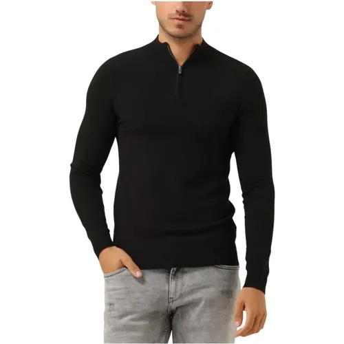 Essential Knit Halfzip Sweater , Herren, Größe: L - Pure Path - Modalova