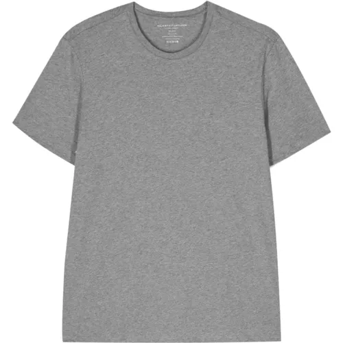 Bio-Baumwolle T-Shirts und Polos Grau , Herren, Größe: 2XL - majestic filatures - Modalova