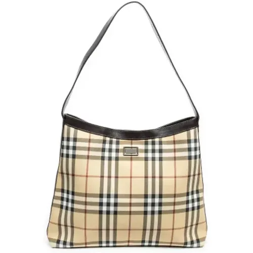 Pre-owned Coated canvas shoulder-bags , female, Sizes: ONE SIZE - Burberry Vintage - Modalova